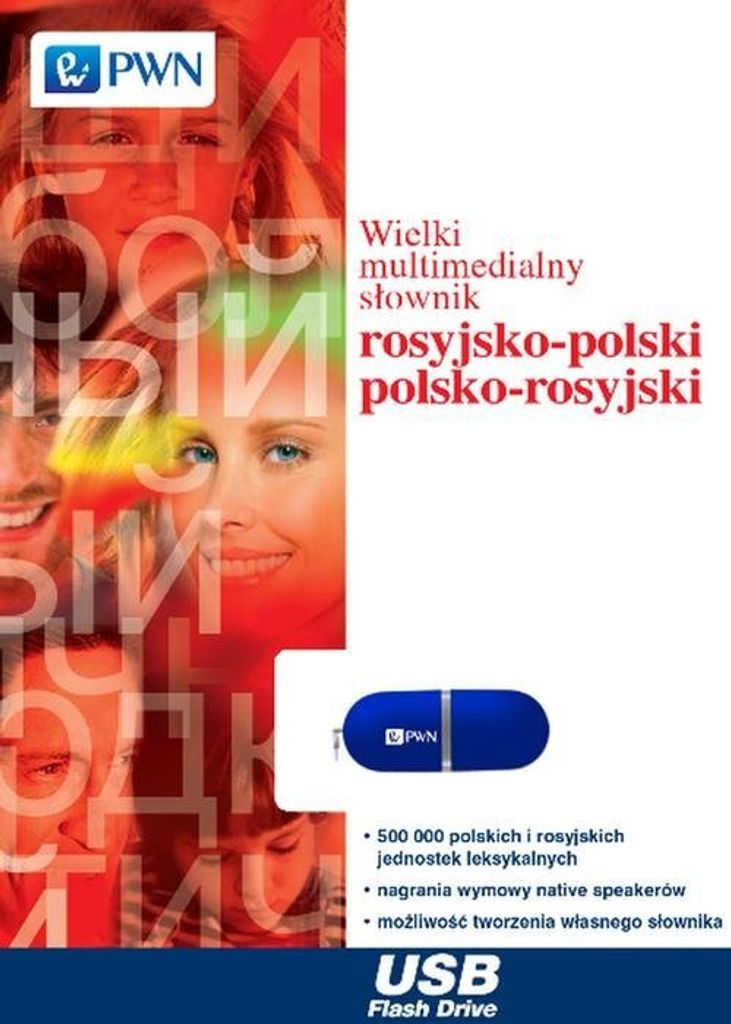 Großes Multimediales Russisch-Polnisches Polnisch-Russisches Wörterbuch auf USB-Stick