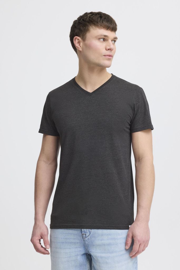 SOLID SDBedo Herren T-Shirt Kurzarm Shirt mit V-Ausschnitt Baumwollmischung Regular fit