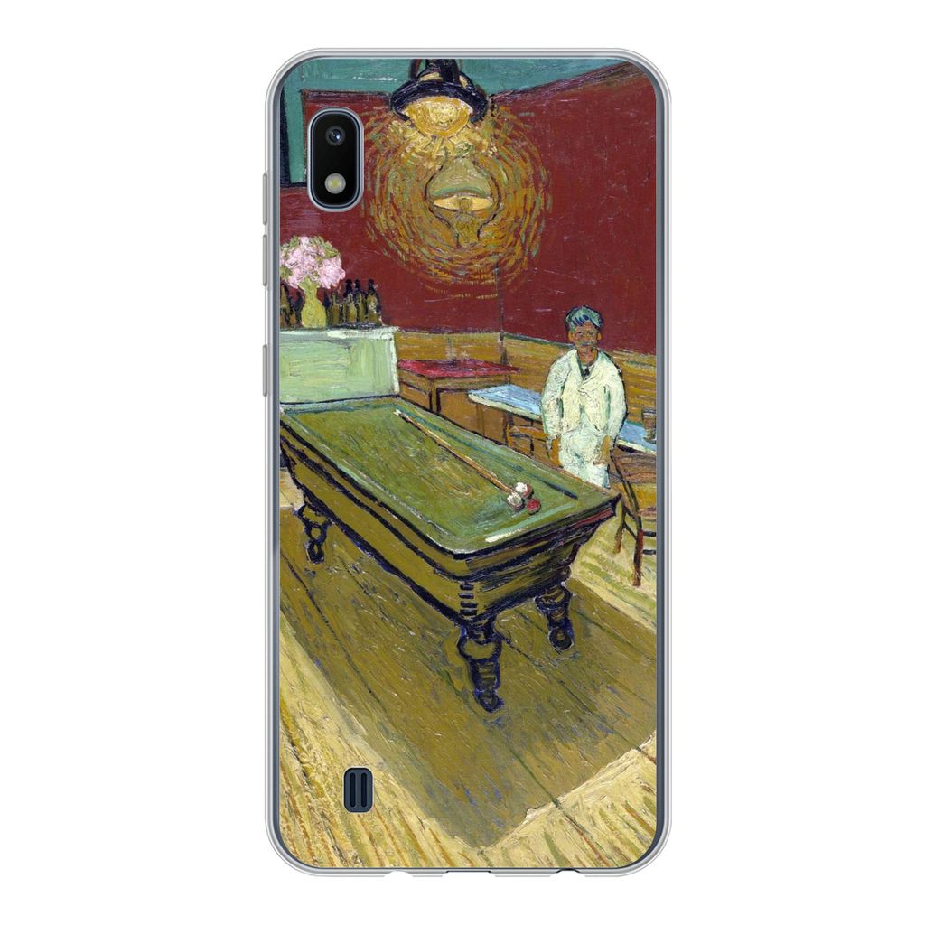 MuchoWow Handyhülle Schutzhülle Hülle für Samsung Galaxy A10 Das Nachtcafé - Vincent van Gogh Silikon Softcase Handy Hülle - Schutzhülle
