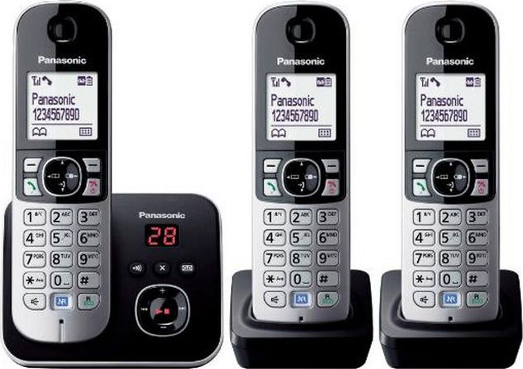 Telefono cordless trio dect con segreteria telefonica Immagine del prodotto 