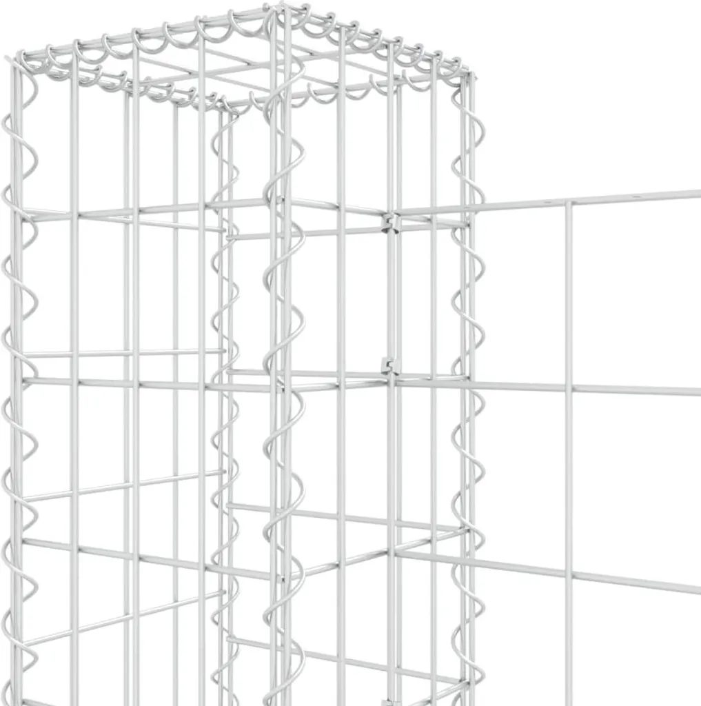 Solution anti-affaissement : Gabion en U 620x20x100 cm à 6 colonnes