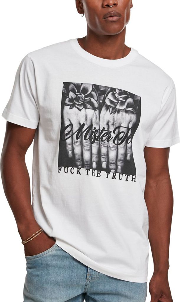 Mister Tee Shirt - F#?K THE TRUTH weiß - XS