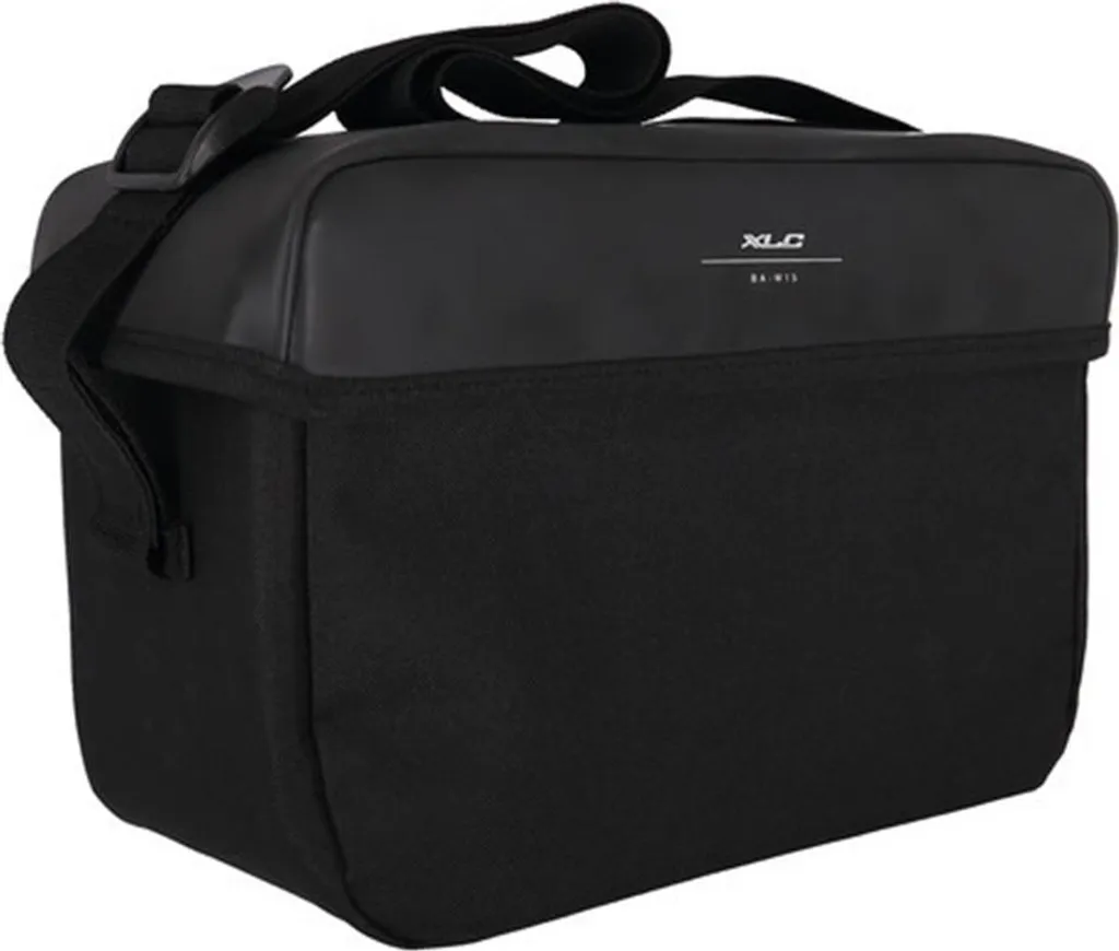 Sacoche de guidon XLC BA-W15 noir réfléchissant avec Klick Fix pour vélo