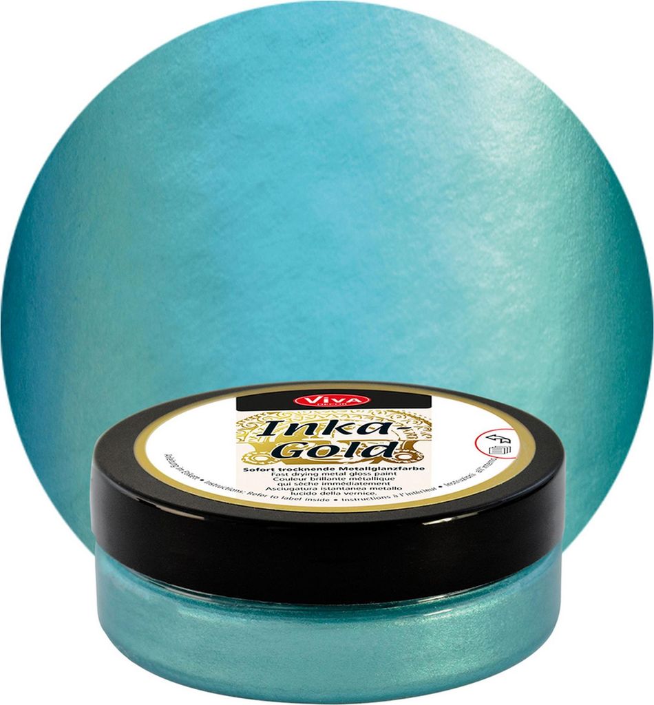 ViVA DECOR Inka-Gold 62,5 g türkis