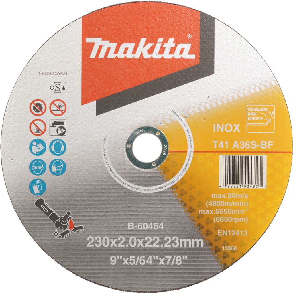 Makita Trennscheibe 1 Stk. - 230 mm - 22,23 mm - 2,0 mm - A36S