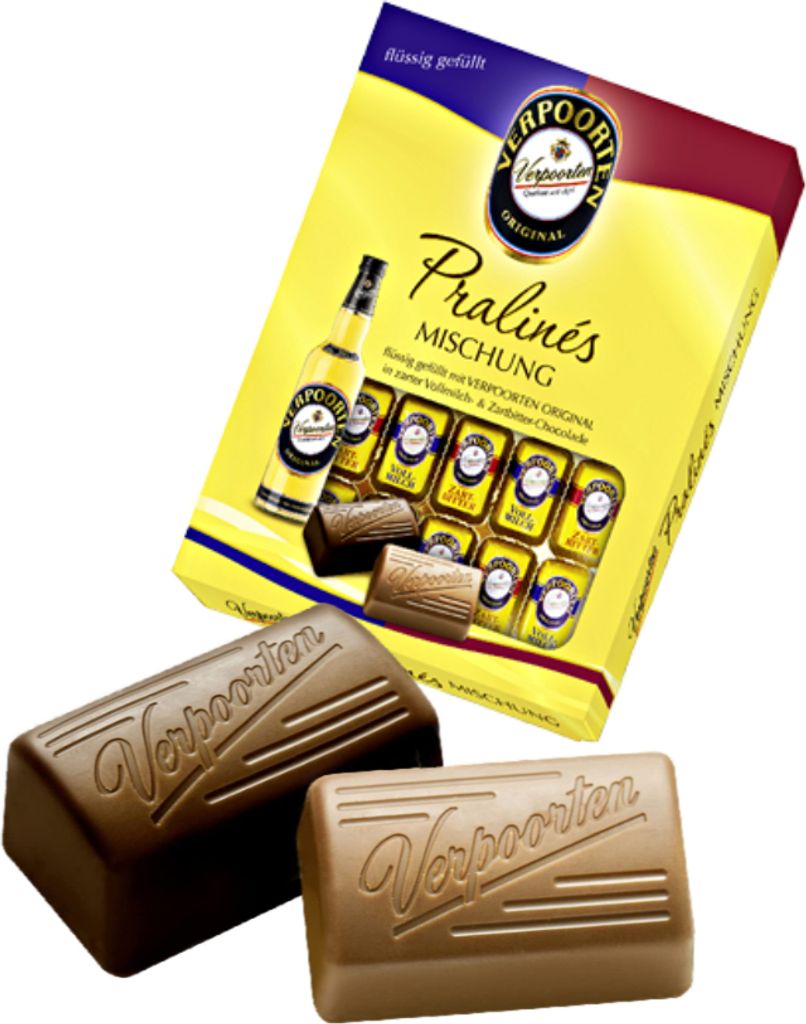Verpoorten Eierlikör Pralines Mischung Vollmilch und Produktbild 