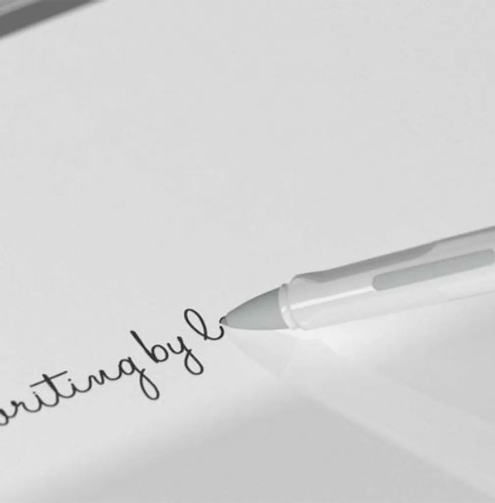 Stylet tactile LAMY note+ blanc avec pointe haute précision iPad - 10