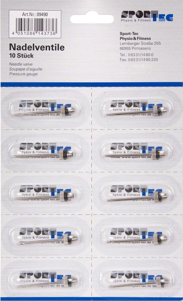 Nadelventil-Set, 10 Stück