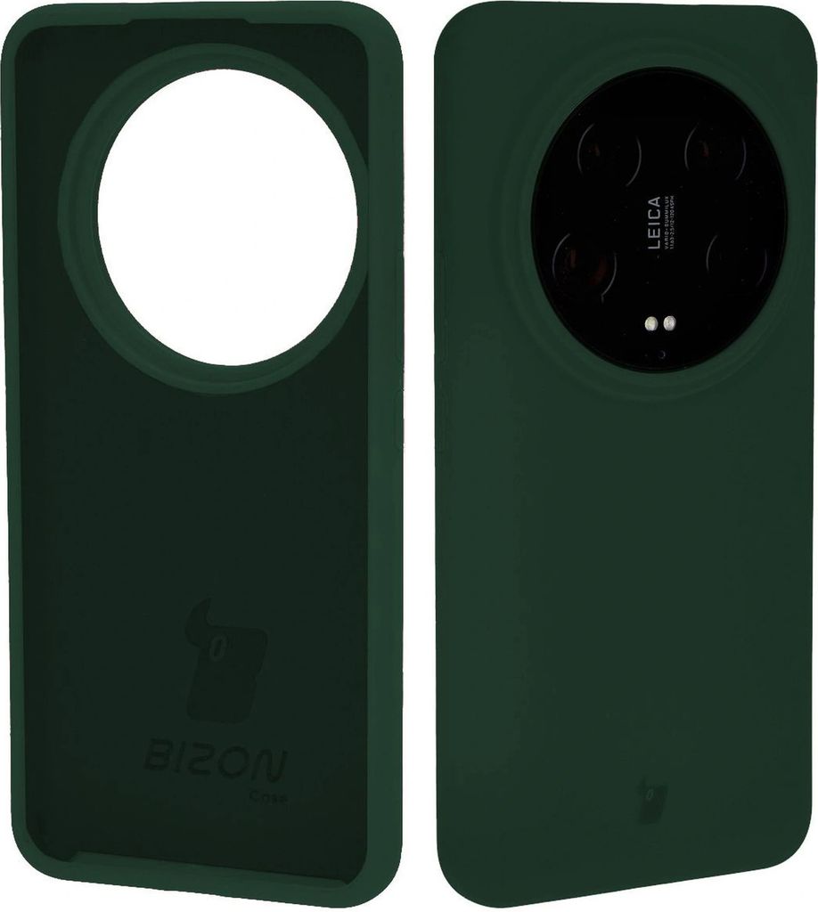 Bizon Soft Case Xiaomi 14 Ultra dunkelgrün Produktbild 