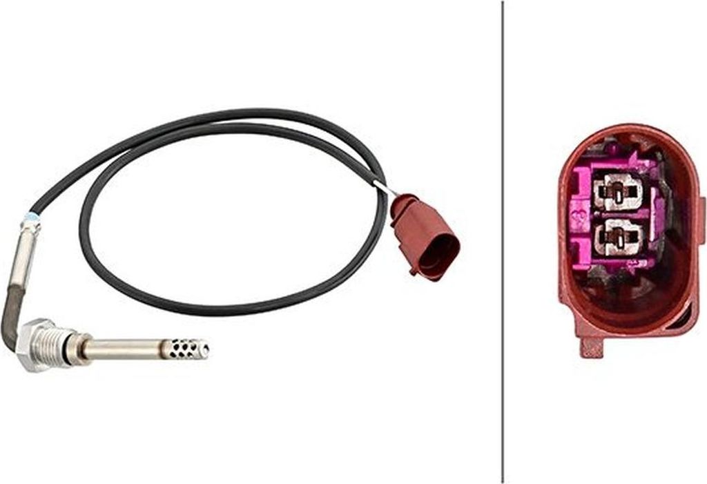 HELLA 6PT 358 181-651 Abgastemperatursensor für AUDI Q7 (4LB) 500mm