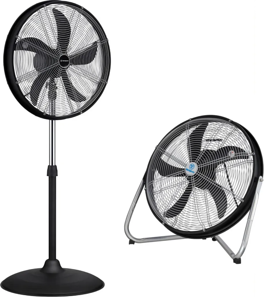 Pack Ventilation Maison : Ventilateur sur pied Yucon 1 et Sol Yucon 2
