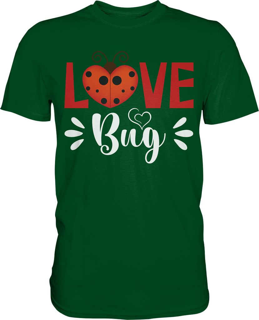 Marienkäfer Love Bug T-Shirt – Bottle Green / XXL Produktbild 