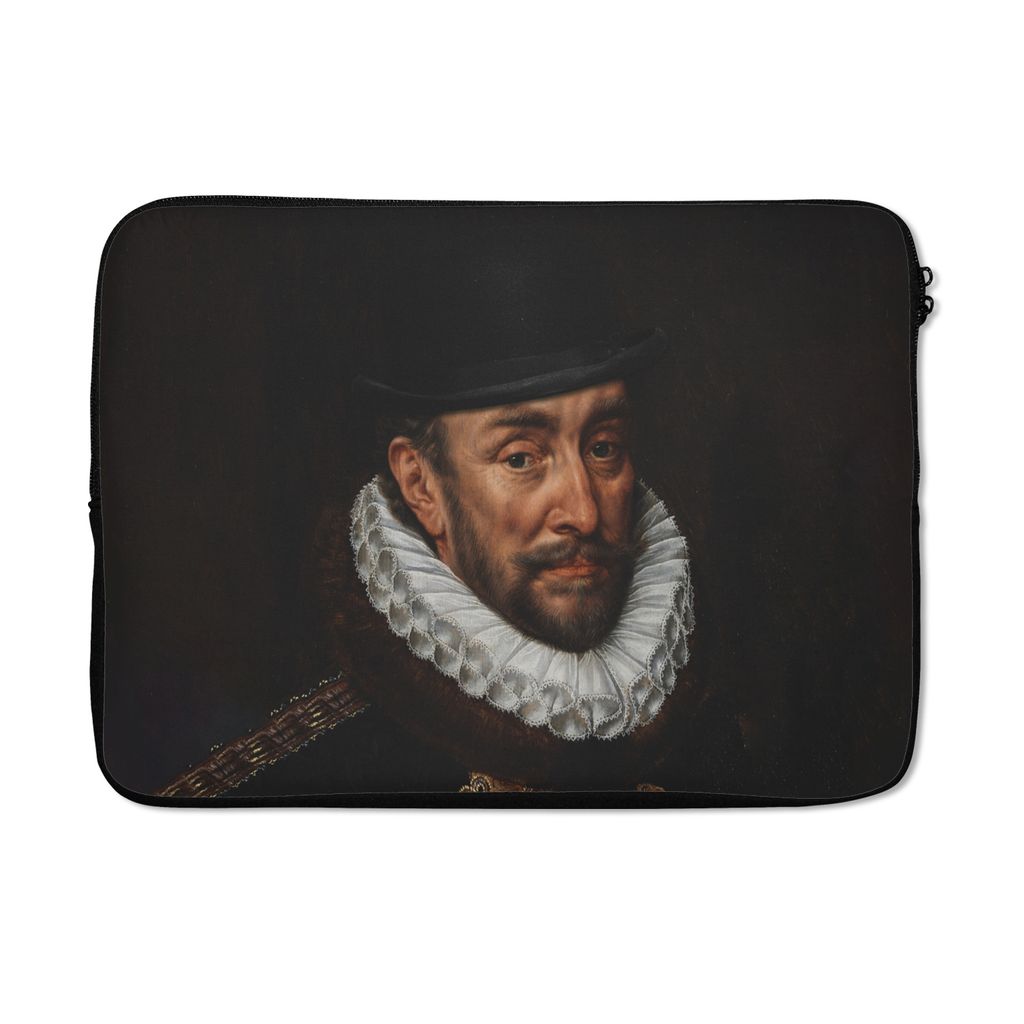 MuchoWow Laptop Hülle 14 ZollWilhelm von Oranien - Adriaen Thomasz Laptoptasche - Laptoptasche - Stoßsicher - Schutzhaube