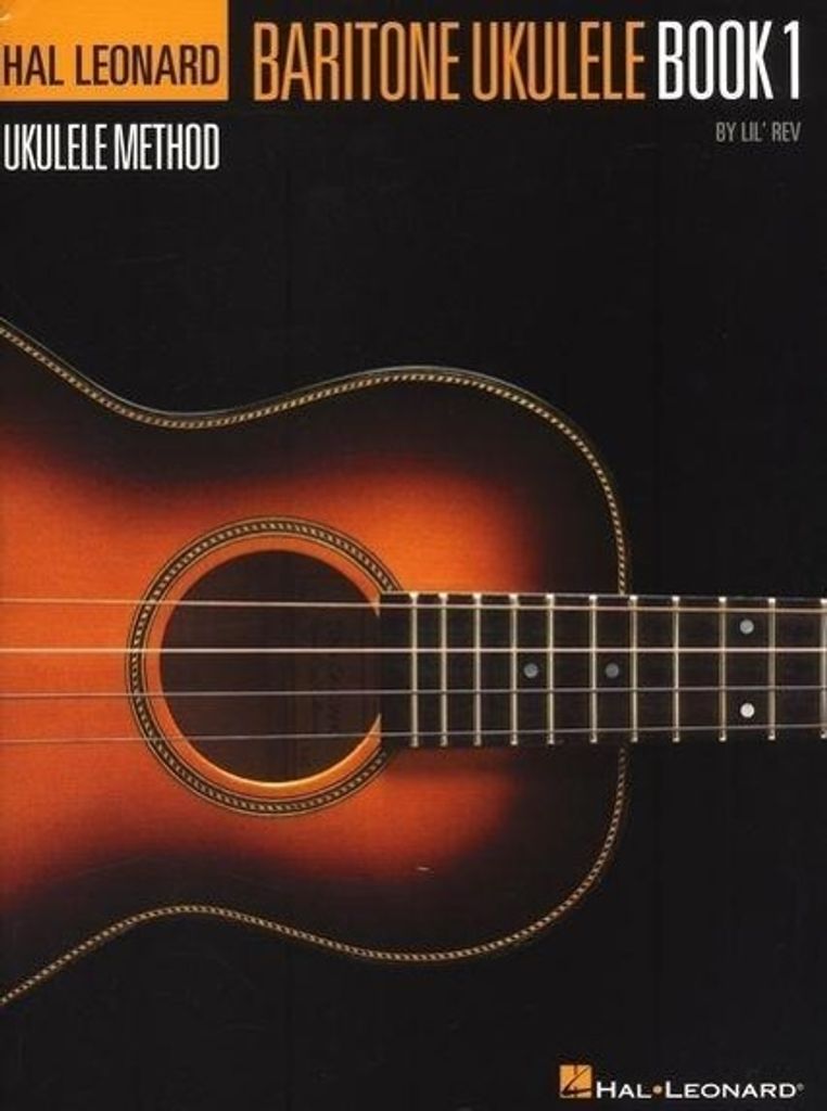 Lil' REV Hal Leonard Baritone Ukulele Method Book 1 Beginner Sheet Music Learn Chords Scales Strumming and Songs Ukulele Instruction Songbook Teach...