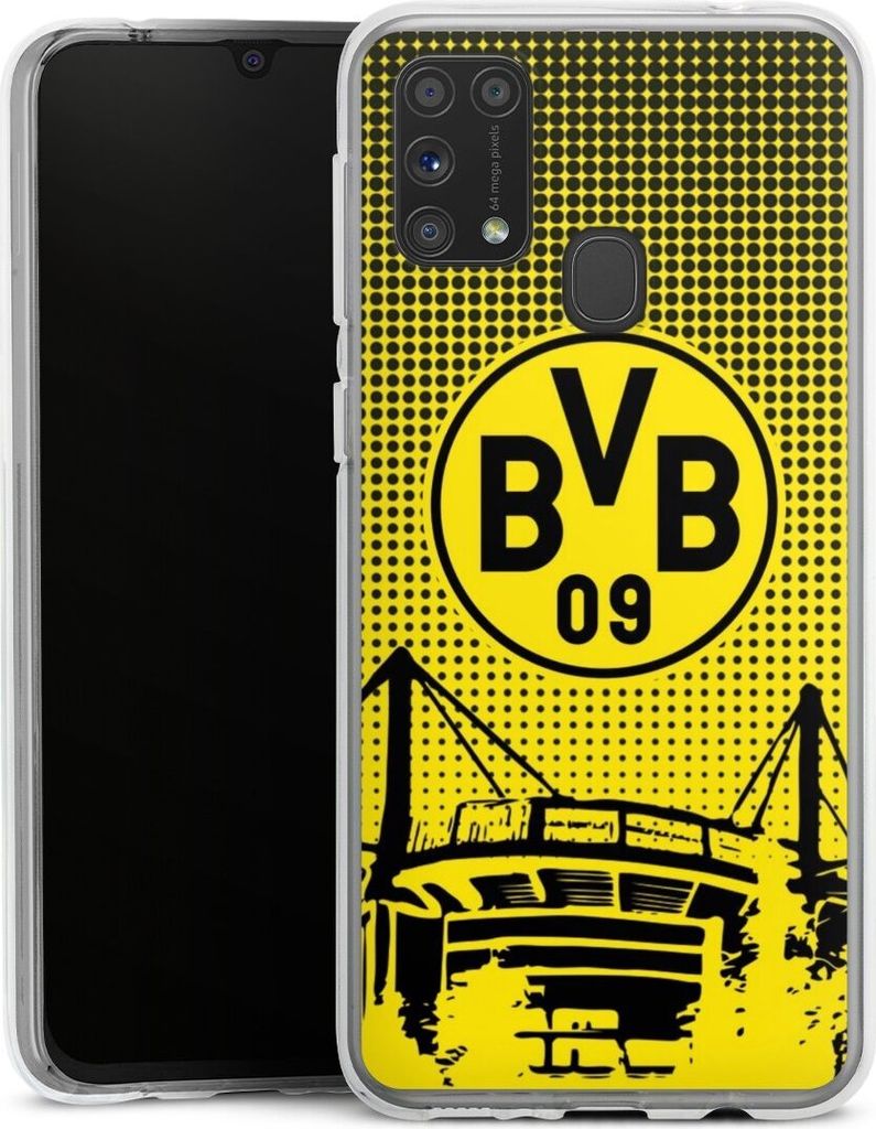 DeinDesign Handyhülle für Samsung Galaxy M31 Silikon Hülle Case Smartphone Schutzhülle BVB Borussia Dortmund Stadion