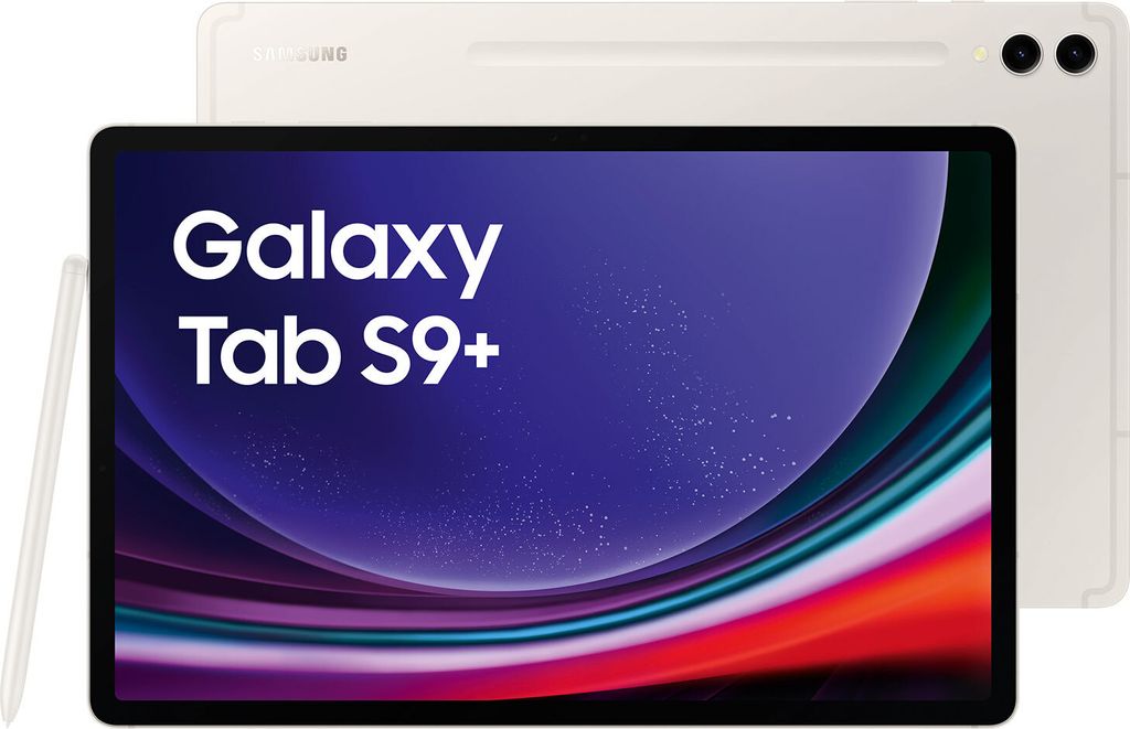 Samsung Galaxy Tab S9+ WiFi (256GB) 12GB beige Produktbild 