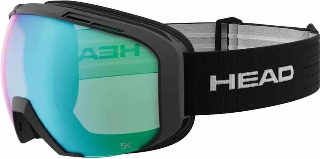 Head Otg 5k Photo Skibrille Schwarz 5k Photo/CAT1-3 Herren,Damen Schwarz 5k Photo/CAT1-3