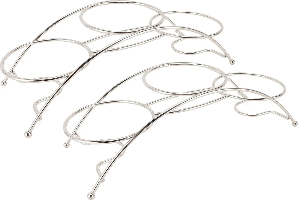 Étagère à épices en inox avec 2 supports et 3 compartiments de cuisine