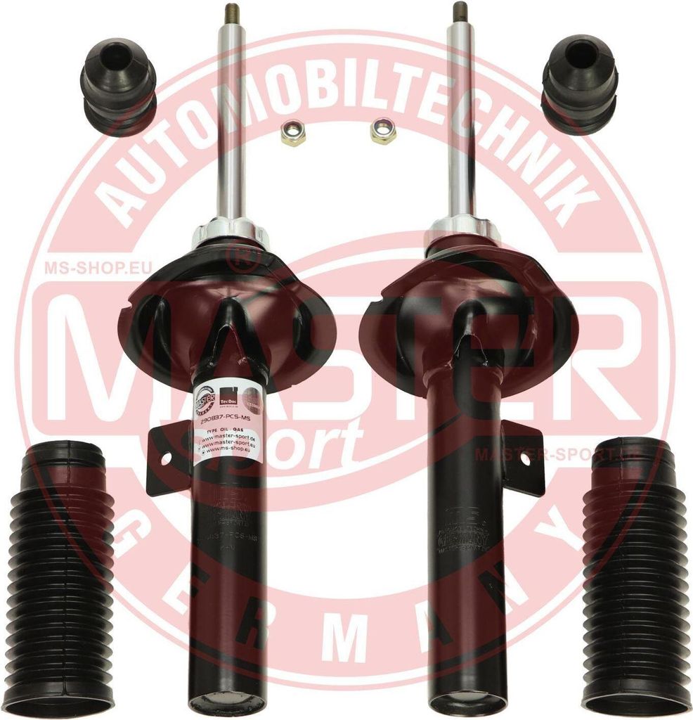 2x MASTER-SPORT SATZ Gasdruck STOSSDÄMPFER VORNE
