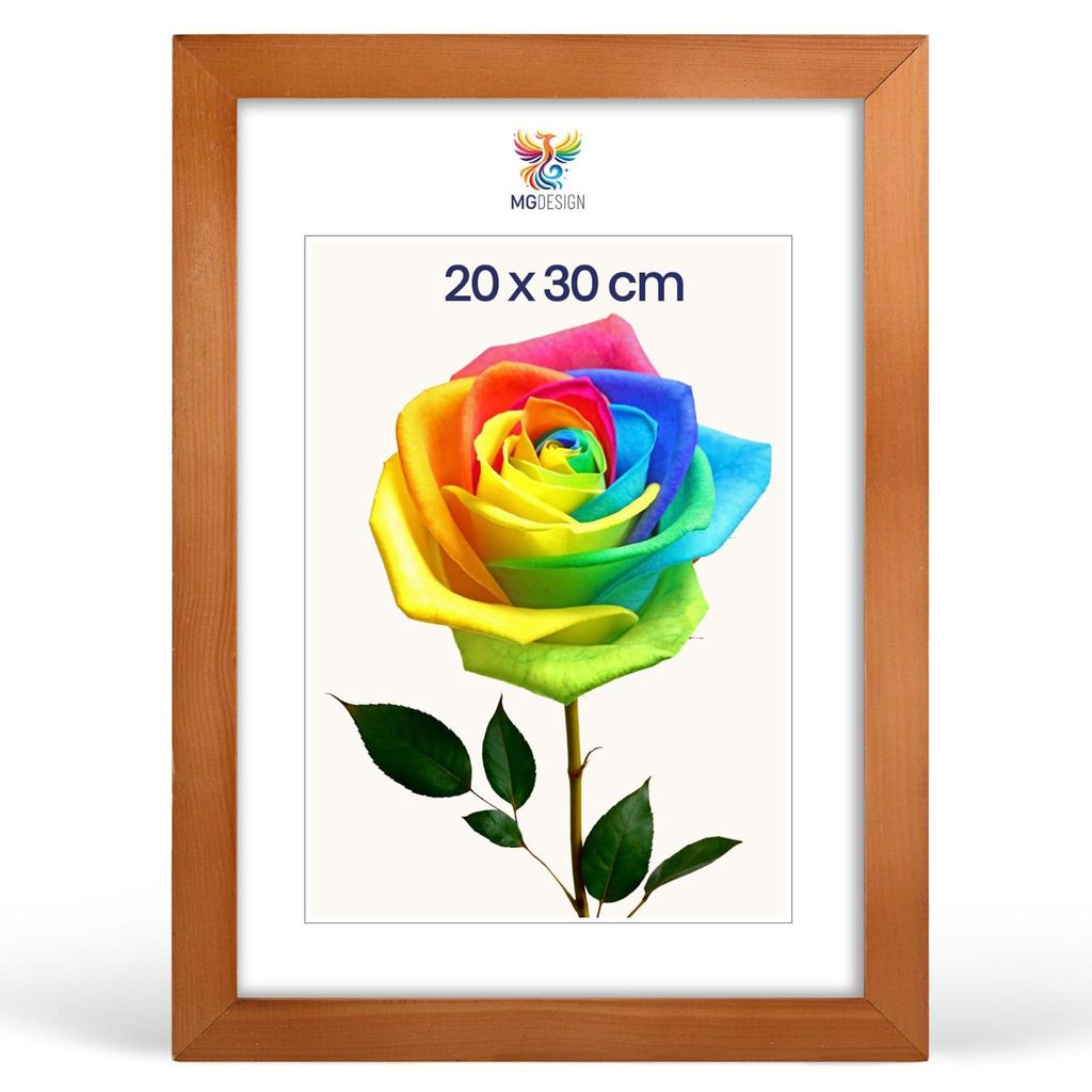 MG Design Bilderrahmen Lackiert 20x30 cm - Echtholzrahmen Produktbild 