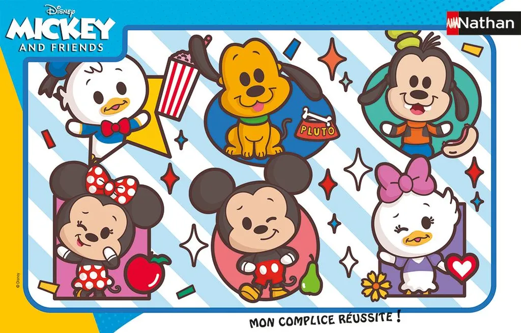 Nathan Friends For Life Mickey Disney Puzzle 15 pièces pour Enfant