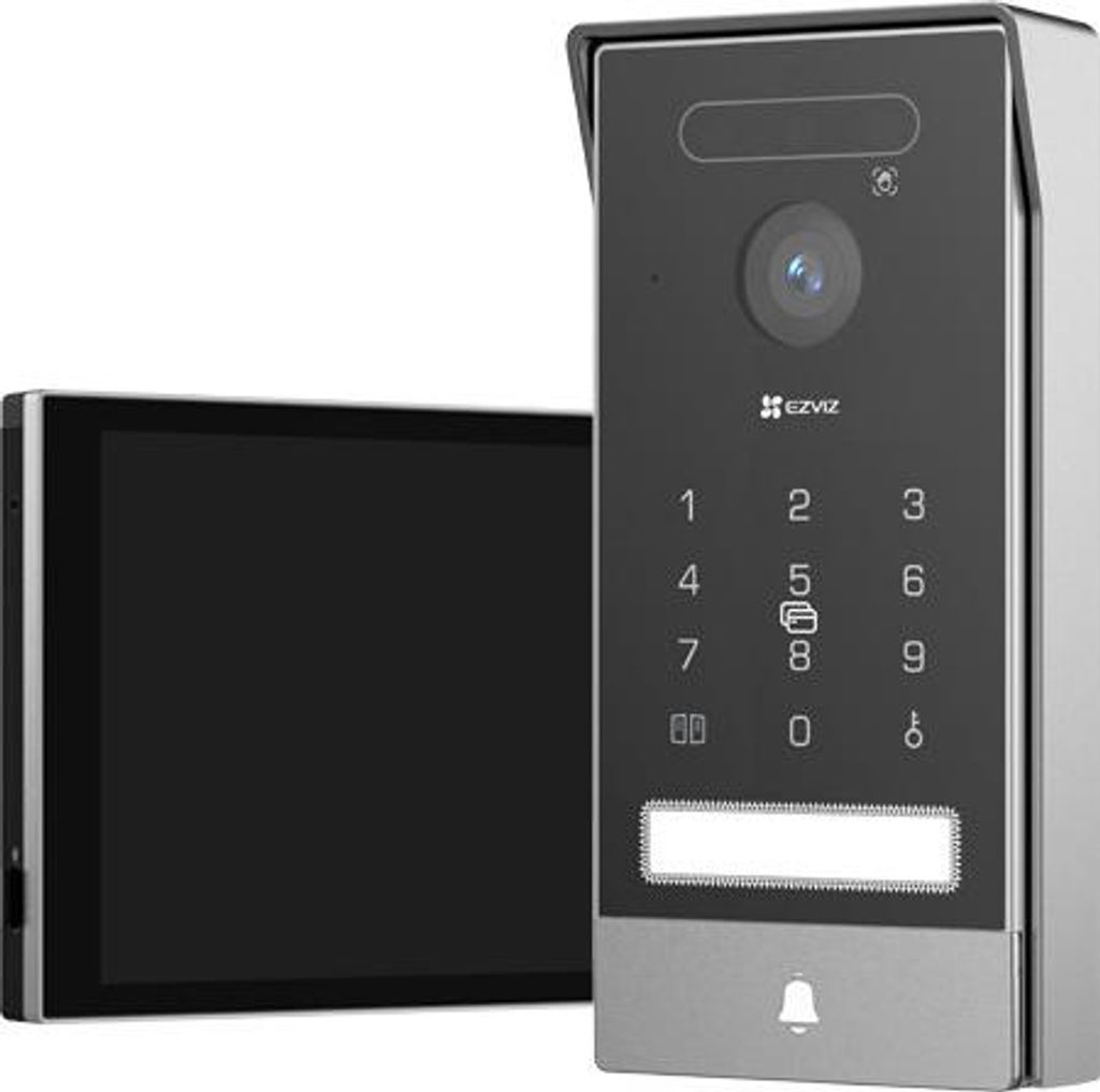 EZVIZ HP7 PRO 4K sistema per video-citofono 8 pollici Nero, Immagine del prodotto 