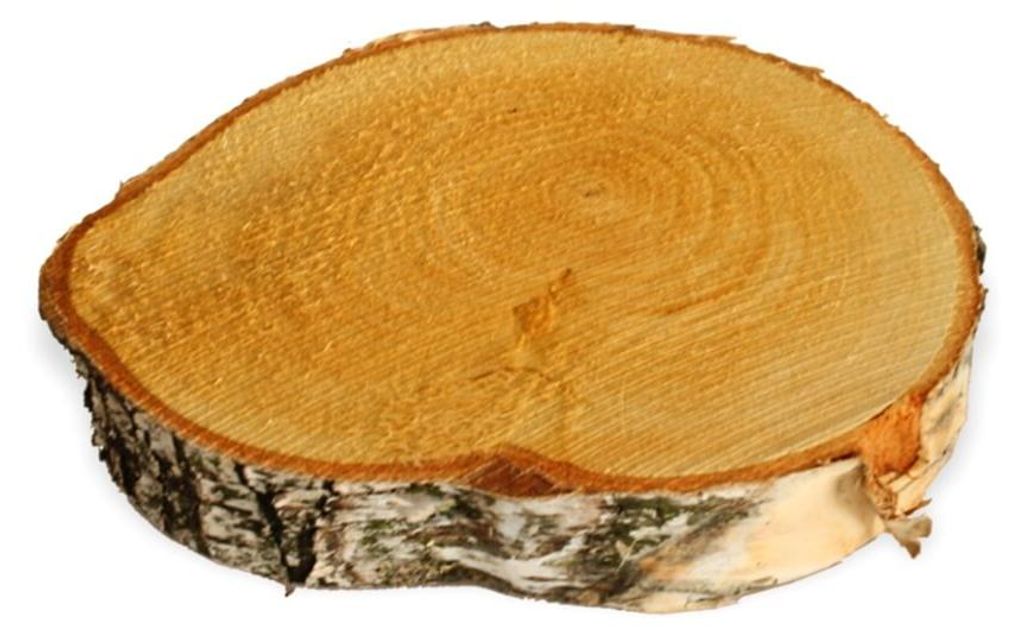 Rondelles d'arbre 1 pc. Bois de décoration Rondelle de bois Image du produit 