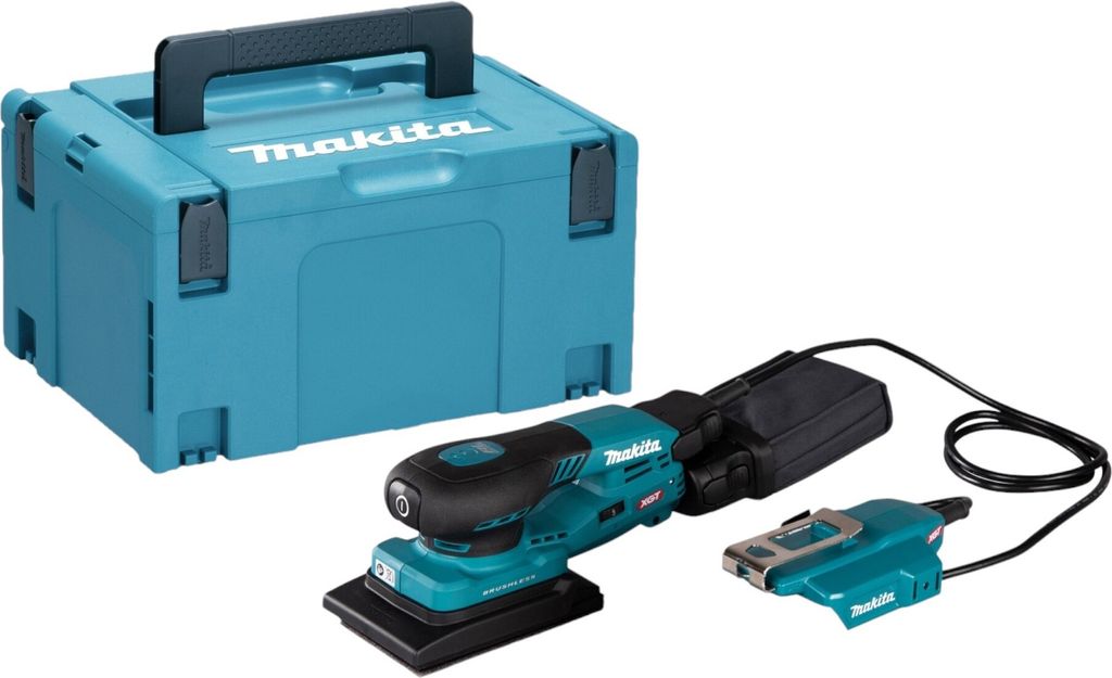 Makita BO 005 CGZ01 Akku Schwingschleifer 40 V max. 80 x 130 mm 3,0 mm Hub Brushless + Makpac - ohne Akku, ohne Ladegerät