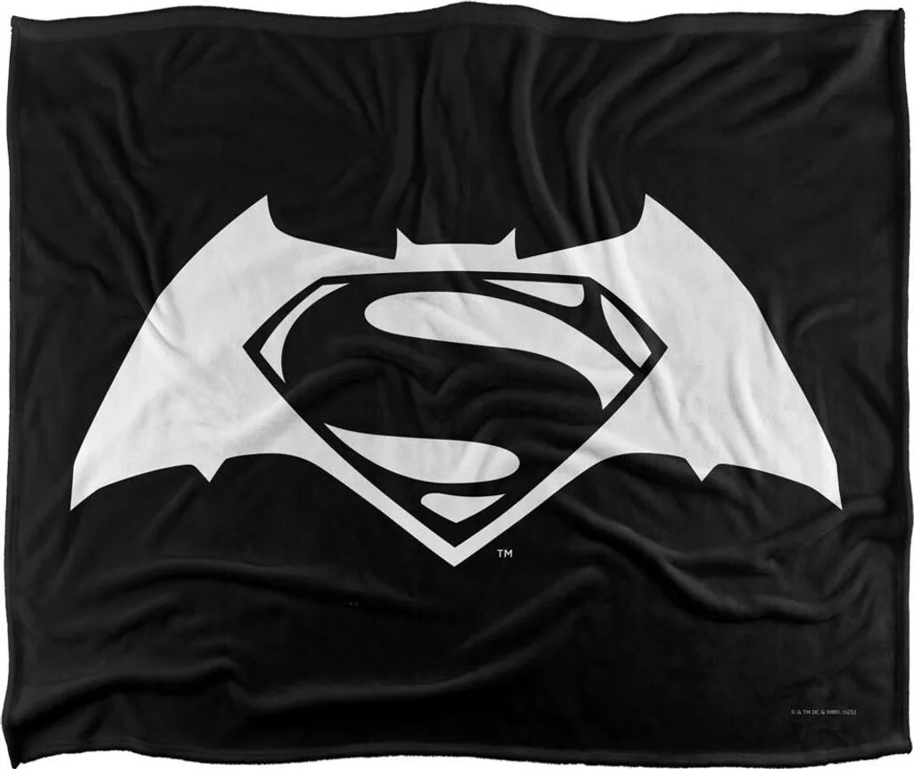 Couverture Batman v Superman Logo TV18675 Taille Unique Coloré Fan DC