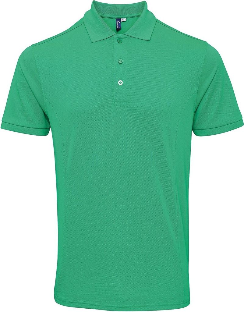 Premier Herren Coolchecker Piqué-Poloshirt mit CoolPlus RW6268 (L) (Kelly)