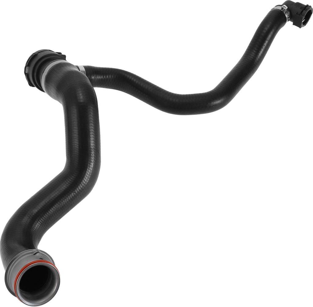 Kühlerschlauch Nr. A2045019482 Motor-Kühlmittelbehälteranschluss-Wasserrohr für Mercedes-Benz C-Klasse C204 2013-2024 Gummi Schwarz Gute Abdich...