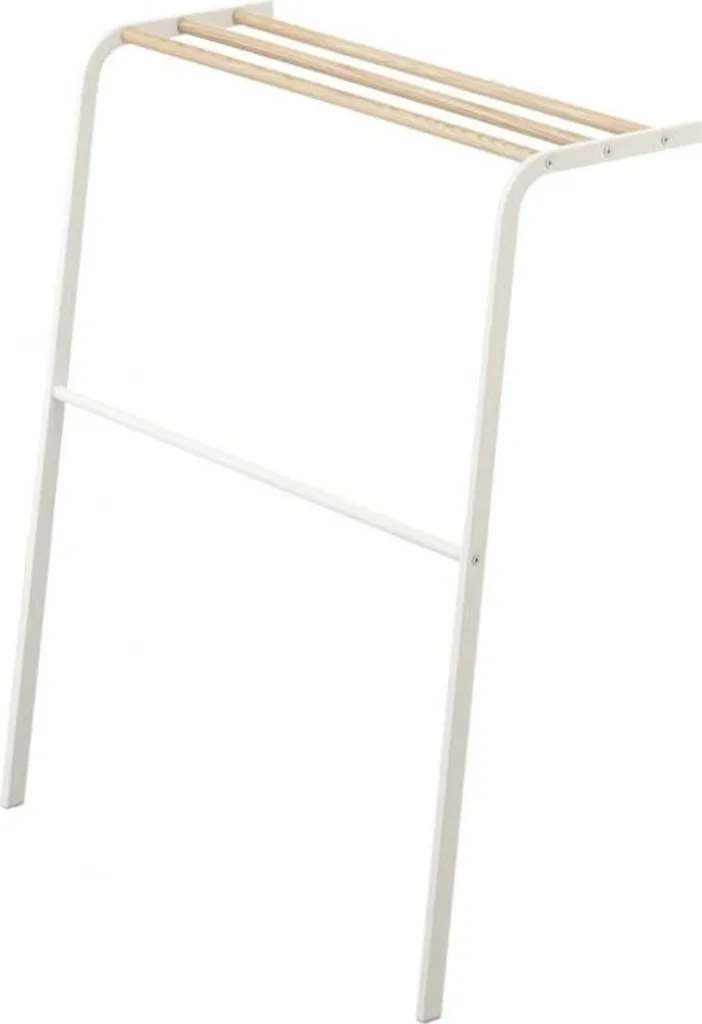 Porte-serviettes Yamazaki Tosca blanc pour organiser la salle de bain moderne