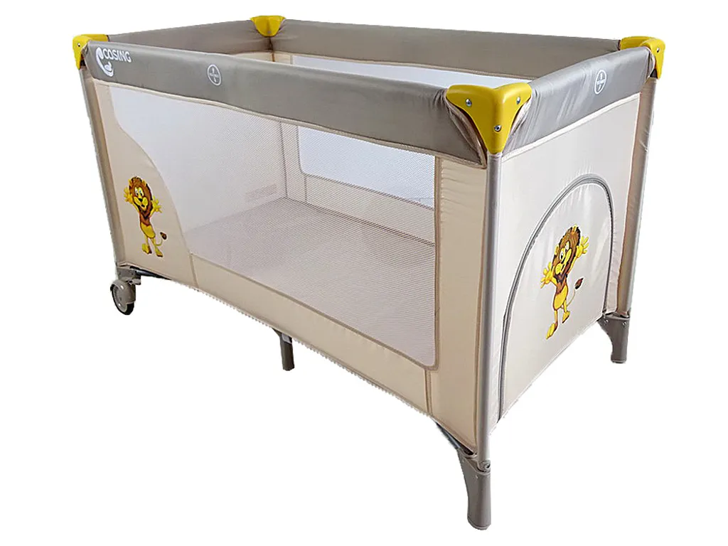 Lit de voyage COSING ADAM - Lit bébé pliable facile à transporter bleu