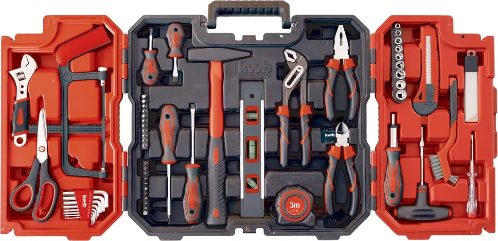 KWB 370620 Valigetta Attrezzi 70 Pezzi: Kit Professionale Completo DIY