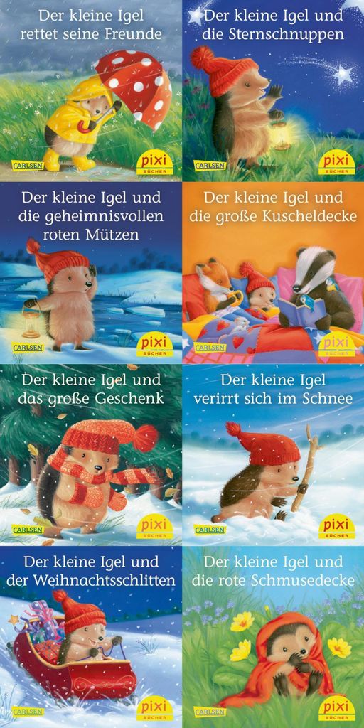 Pixi-8er-Set 263: Der kleine Igel (8x1 Exemplar) Produktbild 