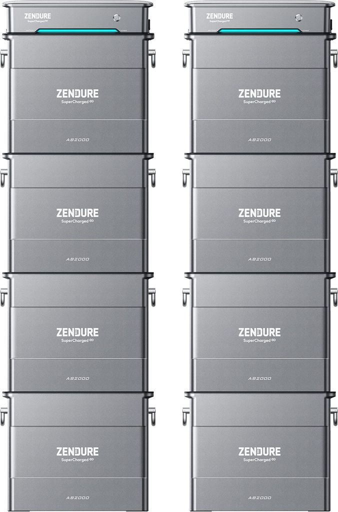 Zendure SolarFlow Hyper 2000 – Balkonkraftwerk-Speicher Mit 1800W Solar-Eingang, 1200W Wechselrichter & AB2000X 1920Wh Akku