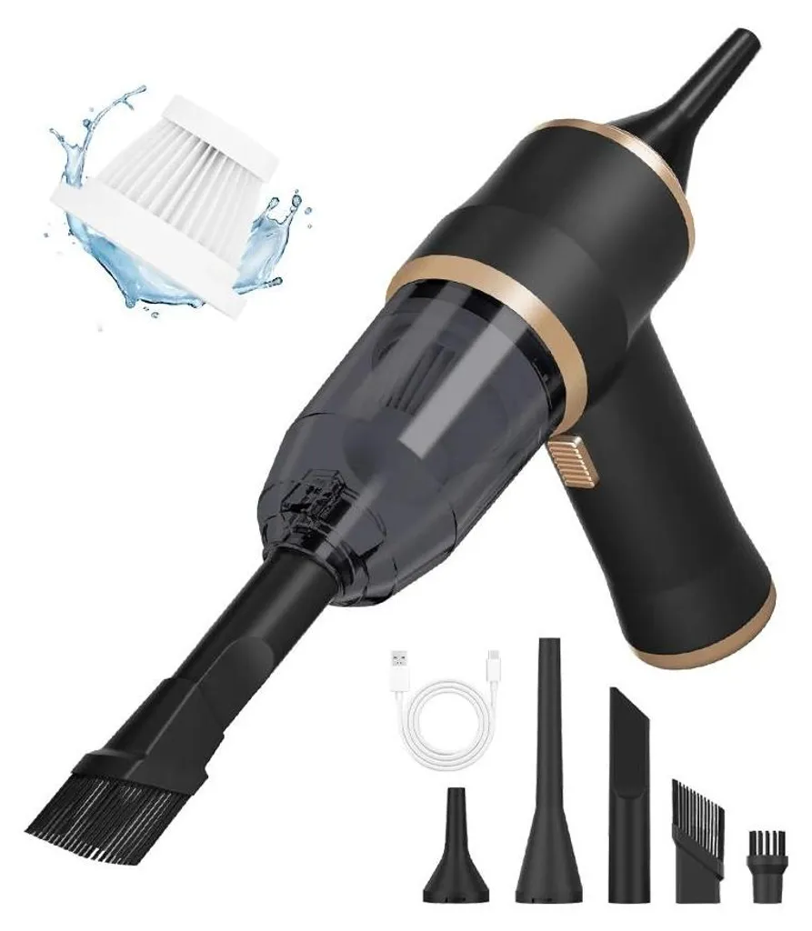 Aspirateur à main pour voiture idéal pour poils d'animaux et miettes 7V