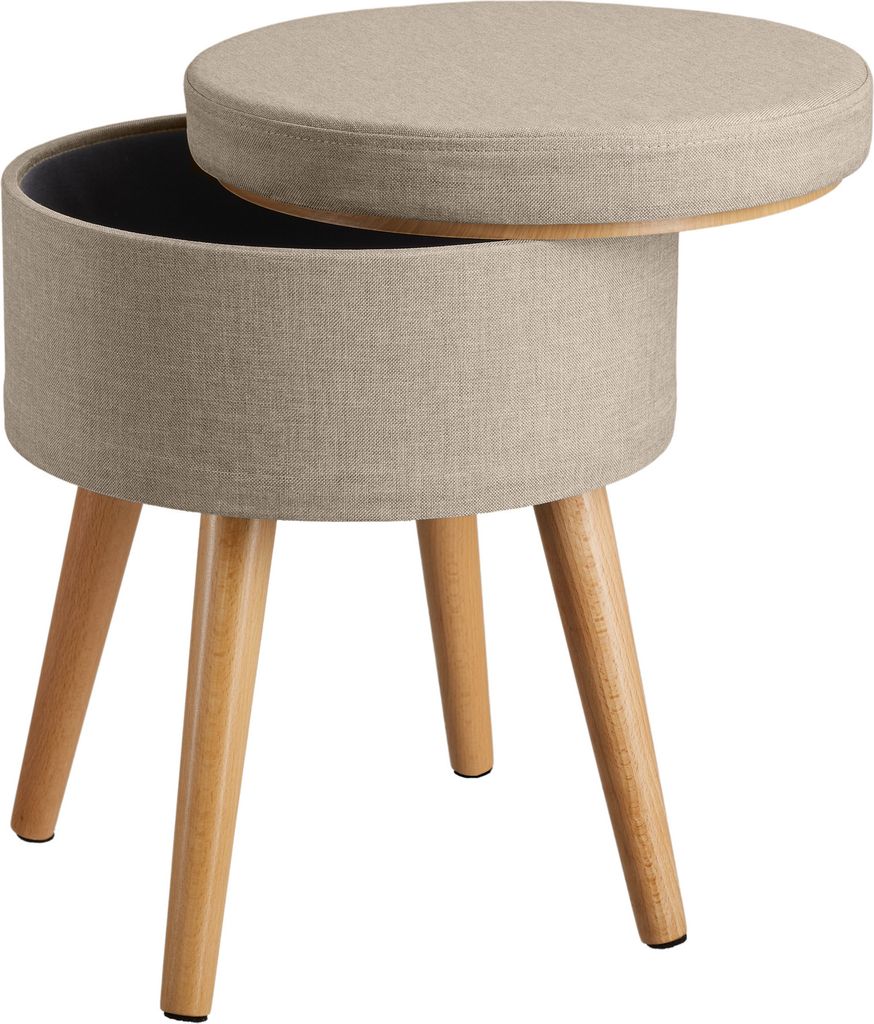Stolička s úložným priestorom Yara 42,5 x 42,5 x 45,5 cm Obrázok produktu 1