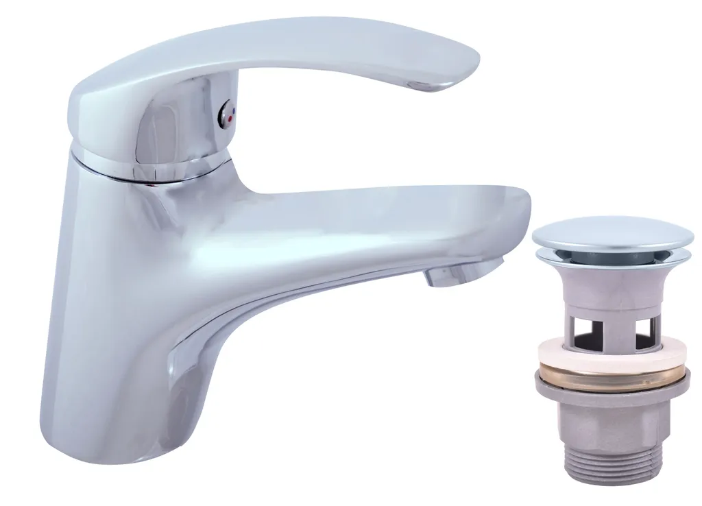 RAV Slezák Miscelatore per lavabo Mississippi MS027.0 con bocca Click-Clack MD0808
