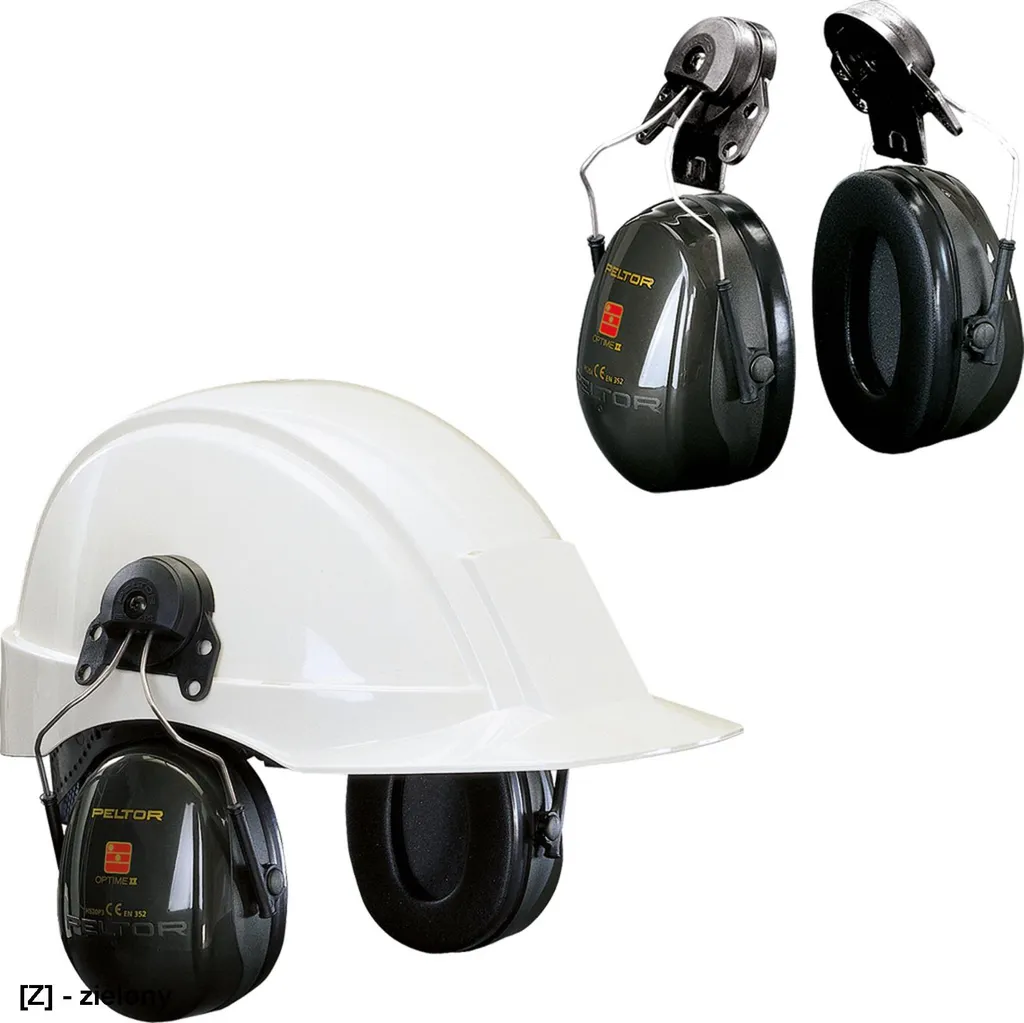 Casque Antibruit de Chantier 3M Optime II 30 dB Haute Visibilité pour Casque
