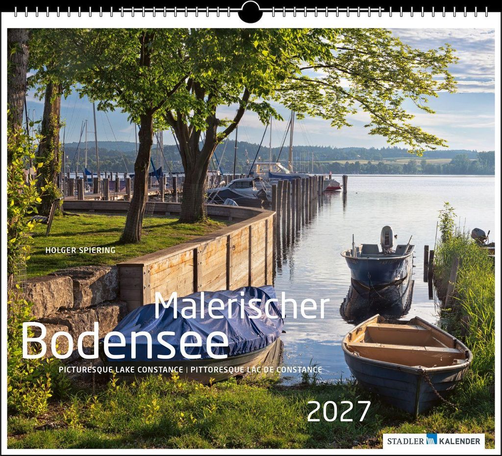 Jahreskalender 2027 Bodensee: Malerische Impressionen der Region am Dreiländereck