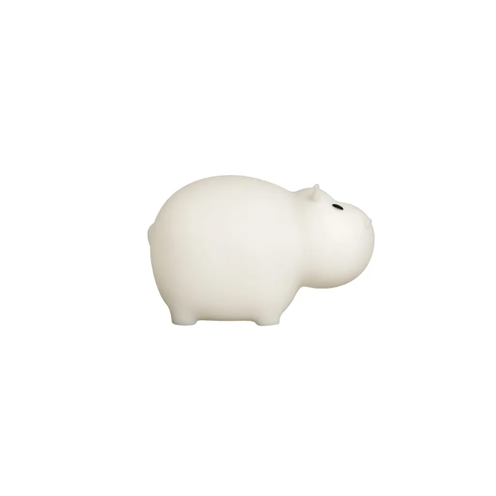 Jouet de Bain Lumineux LED Hippo Blanc MEGALight pour Bébé et Enfant
