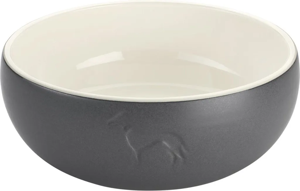 Gamelle chien 1500 ml Hunter Lund grise pour croquettes et eau