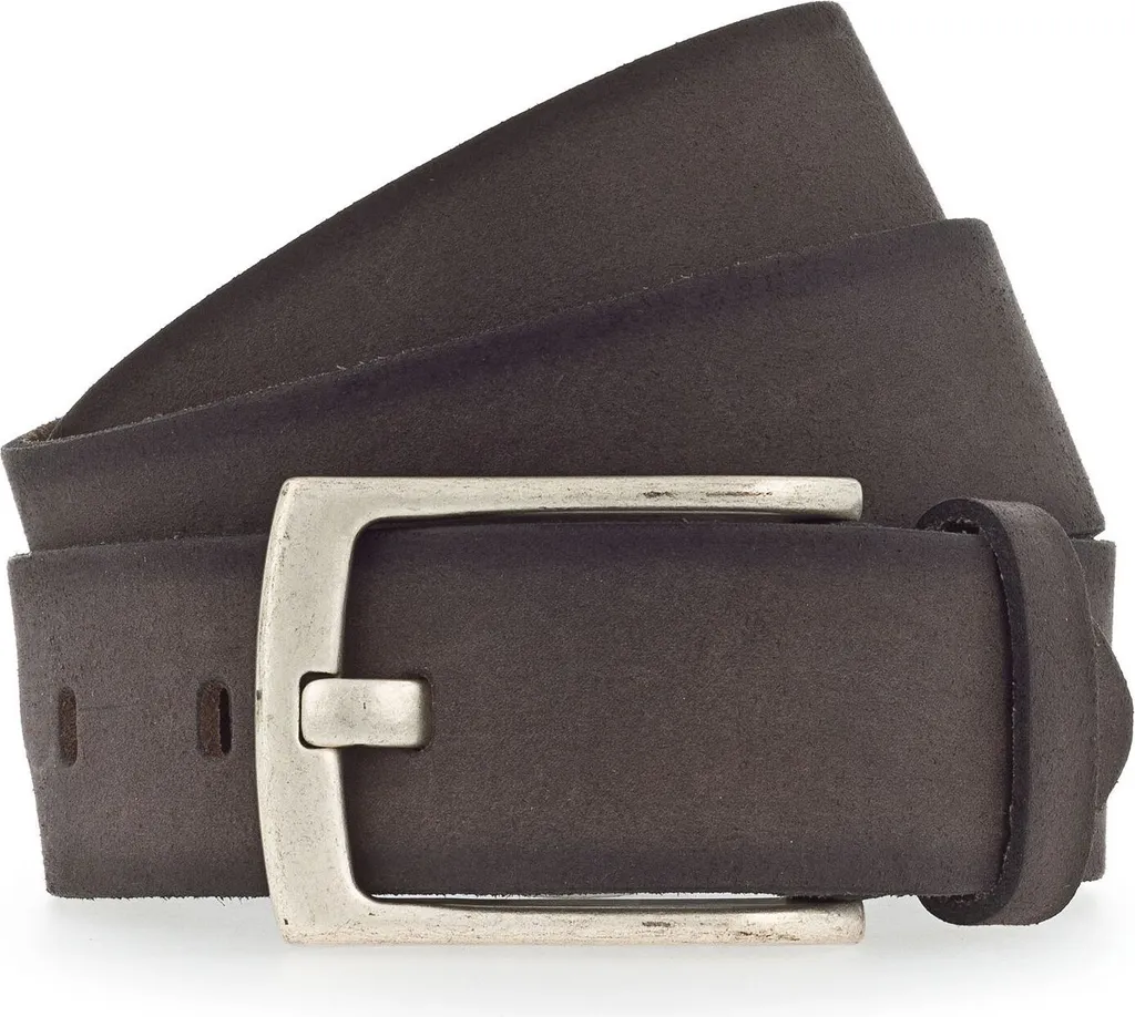 Cintura in Pelle Vanzetti 40mm W100 - Marrone Scuro Dark Earth