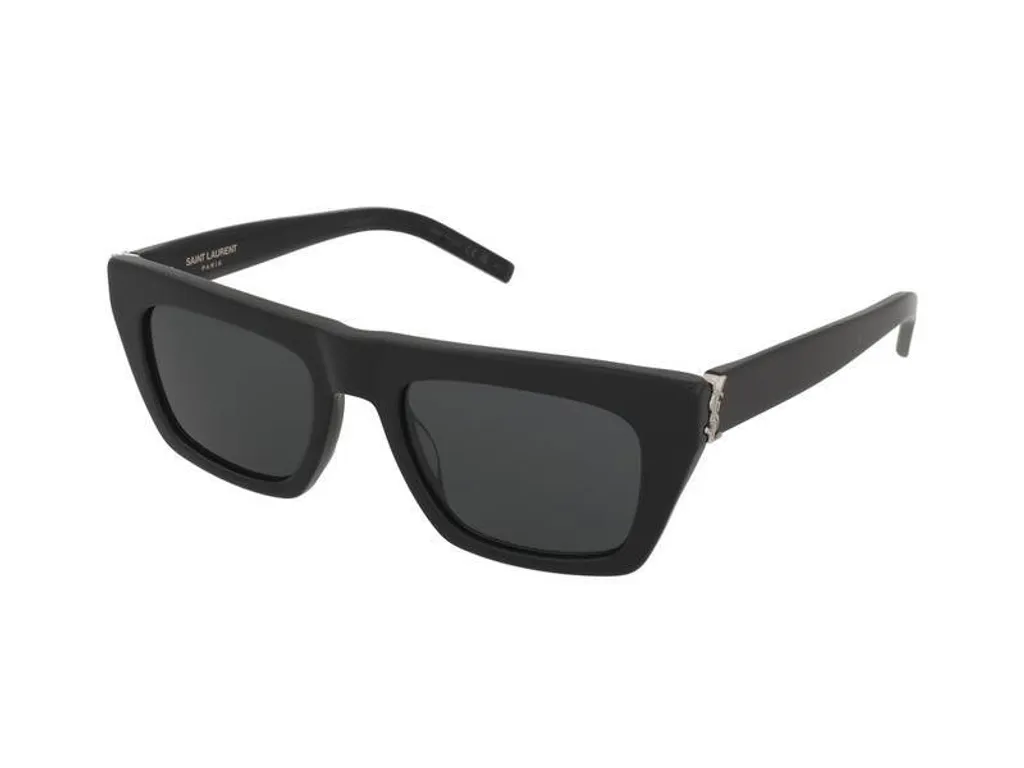 Saint Laurent SL M131 001 Lunettes de soleil Cat-Eye Noir Verre 52mm