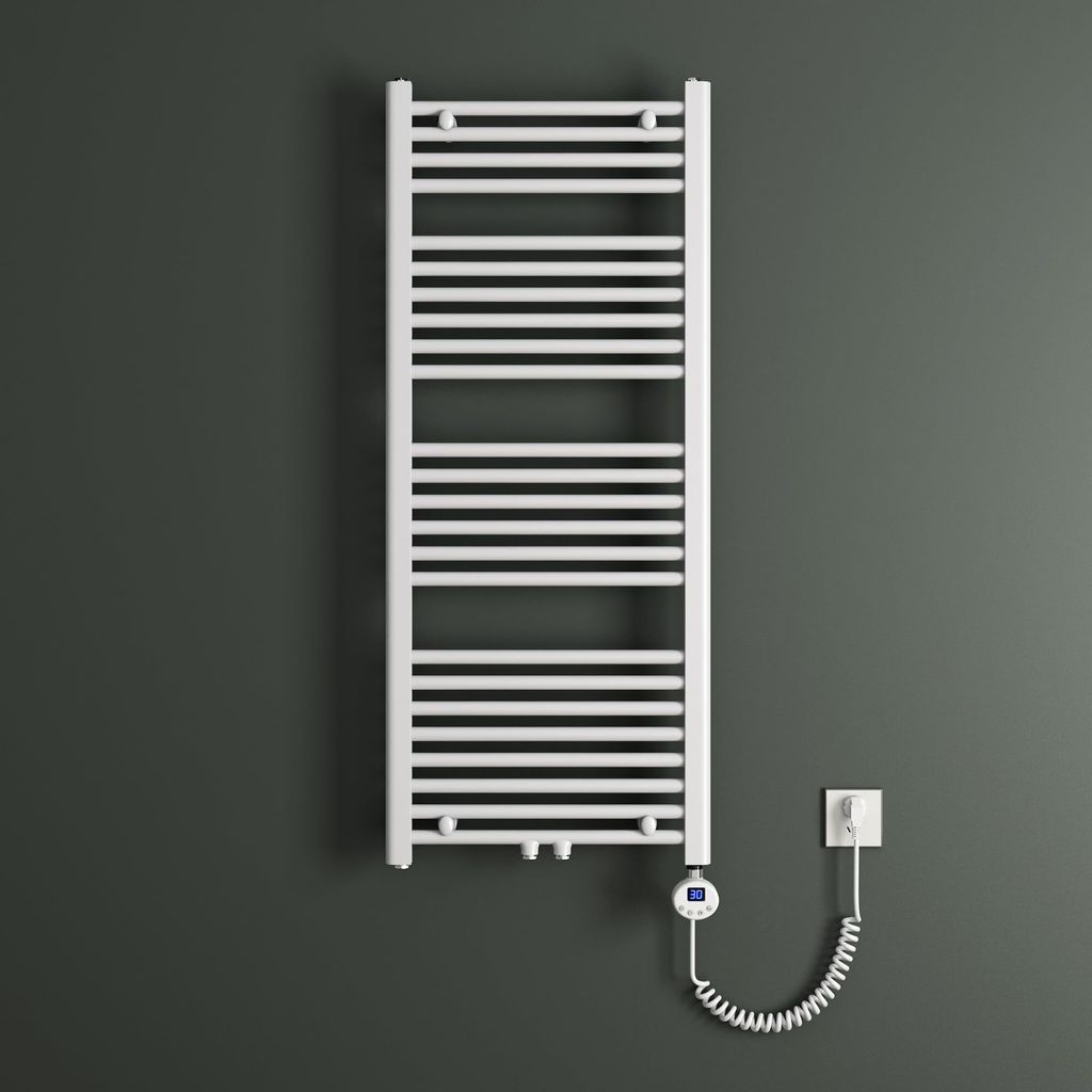 Mai & Mai Badheizkörper Elektrisch 50x120 cm Weiß, Produktbild 
