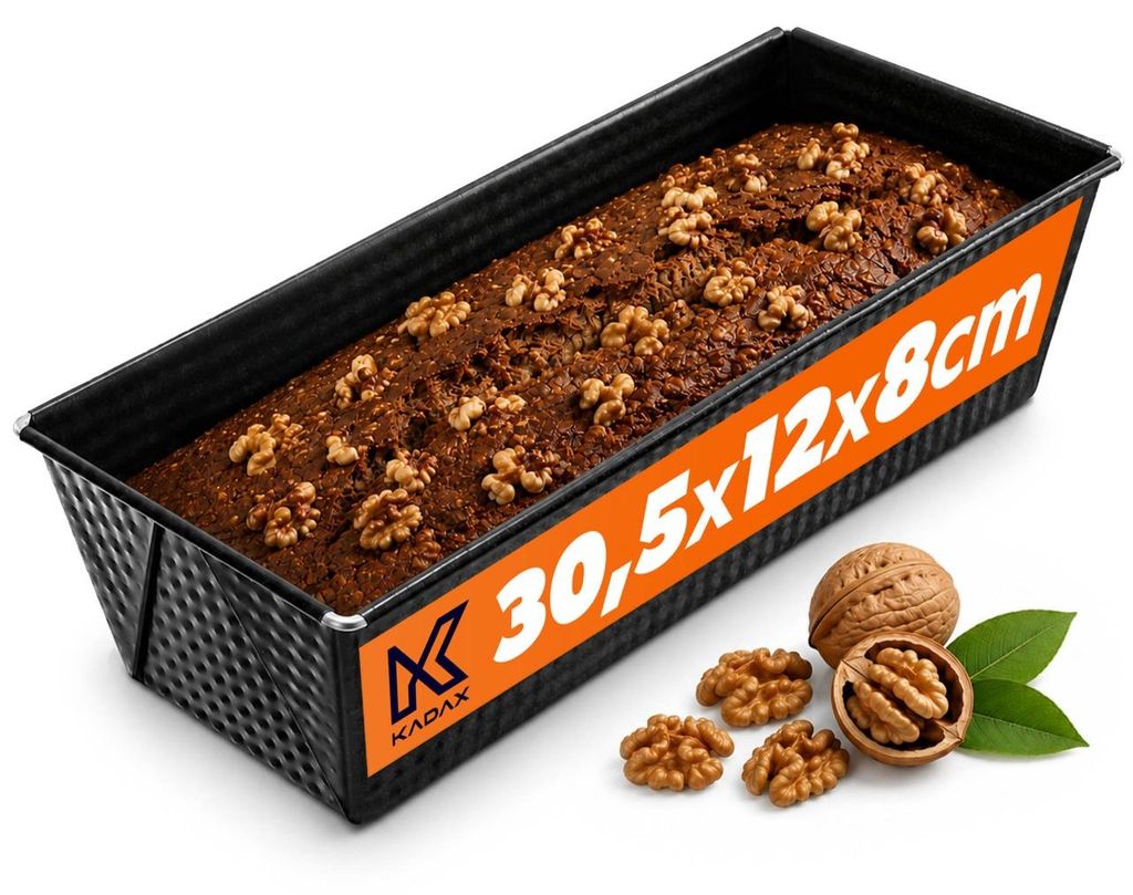 KADAX Rechteckige Brotbackform "Ellos", Kuchenform mit Produktbild 