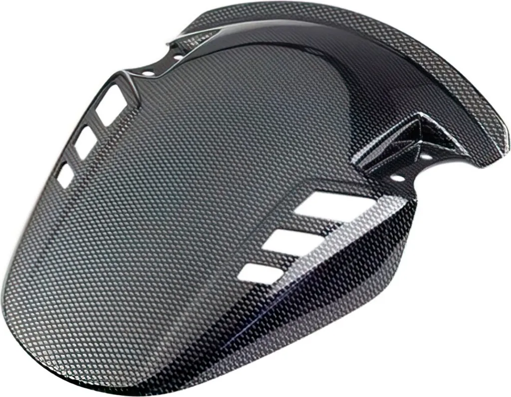 Garde-boue avant BCD en carbone véritable pour fourche Doppler MBK Nitro