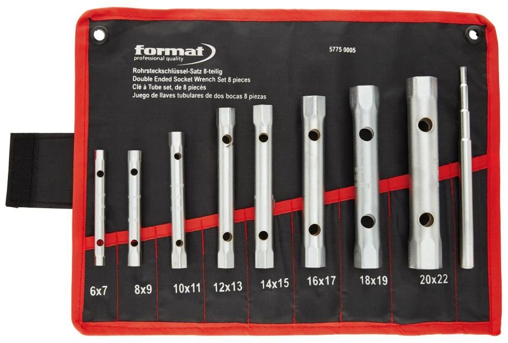FORMAT Rohrsteckschlüssel-Satz 9-teilig