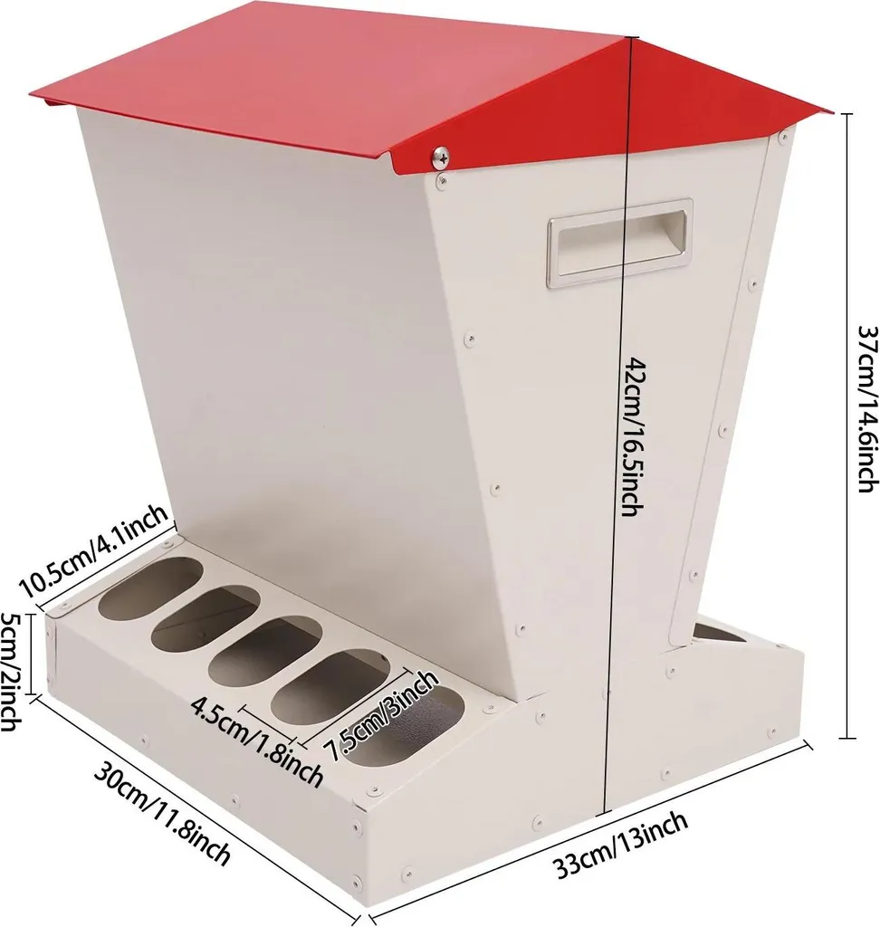 Distributeur automatique de nourriture poules sur pied grande capacité - 6